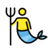 Merman Emoji Copy Paste ― 🧜‍♂ - openmoji