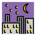 Night With Stars Emoji Copy Paste ― 🌃 - openmoji