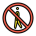 No Pedestrians Emoji Copy Paste ― 🚷 - openmoji