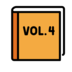 Orange Book Emoji Copy Paste ― 📙 - openmoji