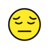 Pensive Face Emoji Copy Paste ― 😔 - openmoji