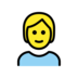 Person: Blond Hair Emoji Copy Paste ― 👱 - openmoji