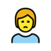 Person Frowning Emoji Copy Paste ― 🙍 - openmoji