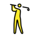 Person Golfing Emoji Copy Paste ― 🏌️ - openmoji