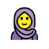 Woman With Headscarf Emoji Copy Paste ― 🧕 - openmoji