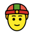 Person With Skullcap Emoji Copy Paste ― 👲 - openmoji