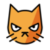 Pouting Cat Emoji Copy Paste ― 😾 - openmoji