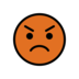 Enraged Face Emoji Copy Paste ― 😡 - openmoji