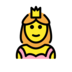 Princess Emoji Copy Paste ― 👸 - openmoji