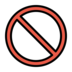 Prohibited Emoji Copy Paste ― 🚫 - openmoji