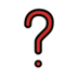 Red Question Mark Emoji Copy Paste ― ❓ - openmoji