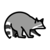 Raccoon Emoji Copy Paste ― 🦝 - openmoji