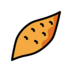Roasted Sweet Potato Emoji Copy Paste ― 🍠 - openmoji