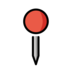 Round Pushpin Emoji Copy Paste ― 📍 - openmoji