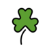 Shamrock Emoji Copy Paste ― ☘️ - openmoji