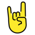 Sign Of The Horns Emoji Copy Paste ― 🤘 - openmoji