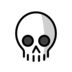 Skull Emoji Copy Paste ― 💀 - openmoji