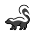 Skunk Emoji Copy Paste ― 🦨 - openmoji