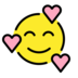 Smiling Face With Hearts Emoji Copy Paste ― 🥰 - openmoji