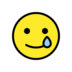 Smiling Face With Tear Emoji Copy Paste ― 🥲 - openmoji