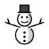 Snowman Without Snow Emoji Copy Paste ― ⛄ - openmoji