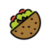 Stuffed Flatbread Emoji Copy Paste ― 🥙 - openmoji