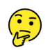 Thinking Face Emoji Copy Paste ― 🤔 - openmoji