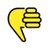 Thumbs Down Emoji Copy Paste ― 👎 - openmoji