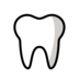 Tooth Emoji Copy Paste ― 🦷 - openmoji