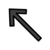 Up-left Arrow Emoji Copy Paste ― ↖️ - openmoji