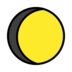Waxing Gibbous Moon Emoji Copy Paste ― 🌔 - openmoji