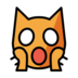 Weary Cat Emoji Copy Paste ― 🙀 - openmoji