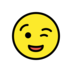 Winking Face Emoji Copy Paste ― 😉 - openmoji