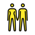 Woman And Man Holding Hands Emoji Copy Paste ― 👫 - openmoji