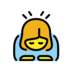 Woman Bowing Emoji Copy Paste ― 🙇‍♀ - openmoji