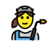 Woman Factory Worker Emoji Copy Paste ― 👩‍🏭 - openmoji