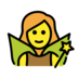 Woman Fairy Emoji Copy Paste ― 🧚‍♀ - openmoji