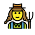 Woman Farmer Emoji Copy Paste ― 👩‍🌾 - openmoji