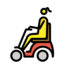 Woman In Motorized Wheelchair Emoji Copy Paste ― 👩‍🦼 - openmoji