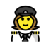 Woman Pilot Emoji Copy Paste ― 👩‍✈ - openmoji