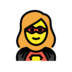 Woman Superhero Emoji Copy Paste ― 🦸‍♀ - openmoji