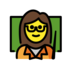 Woman Teacher Emoji Copy Paste ― 👩‍🏫 - openmoji