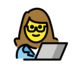 Woman Technologist Emoji Copy Paste ― 👩‍💻 - openmoji
