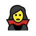 Woman Vampire Emoji Copy Paste ― 🧛‍♀ - openmoji
