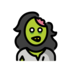 Woman Zombie Emoji Copy Paste ― 🧟‍♀ - openmoji