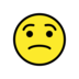 Worried Face Emoji Copy Paste ― 😟 - openmoji