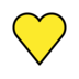 Yellow Heart Emoji Copy Paste ― 💛 - openmoji