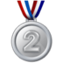 2nd Place Medal Emoji Copy Paste ― 🥈 - samsung