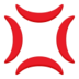 Anger Symbol Emoji Copy Paste ― 💢 - samsung