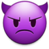 Angry Face With Horns Emoji Copy Paste ― 👿 - samsung